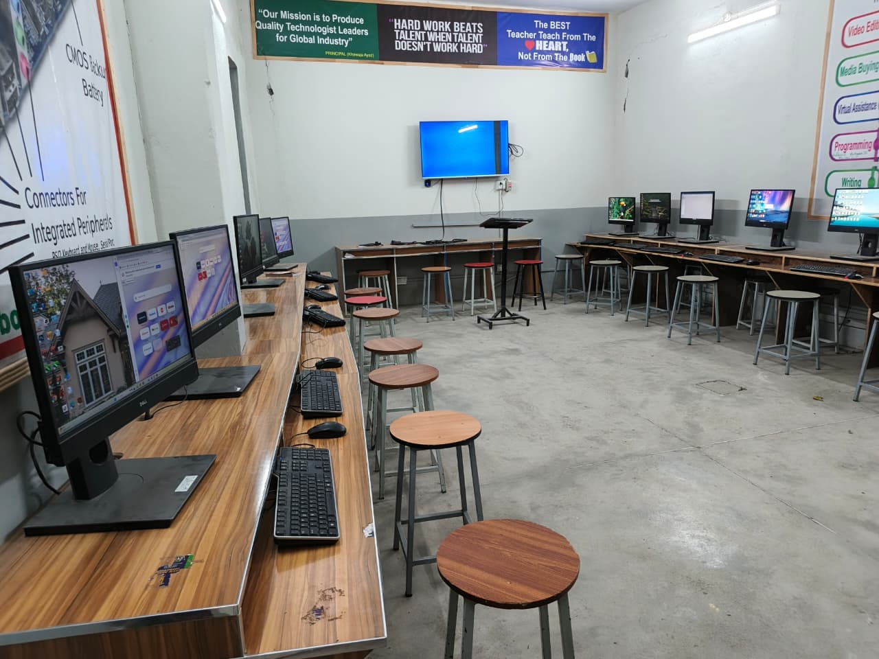 DIT computer training lab at LCST Havelian Cantt