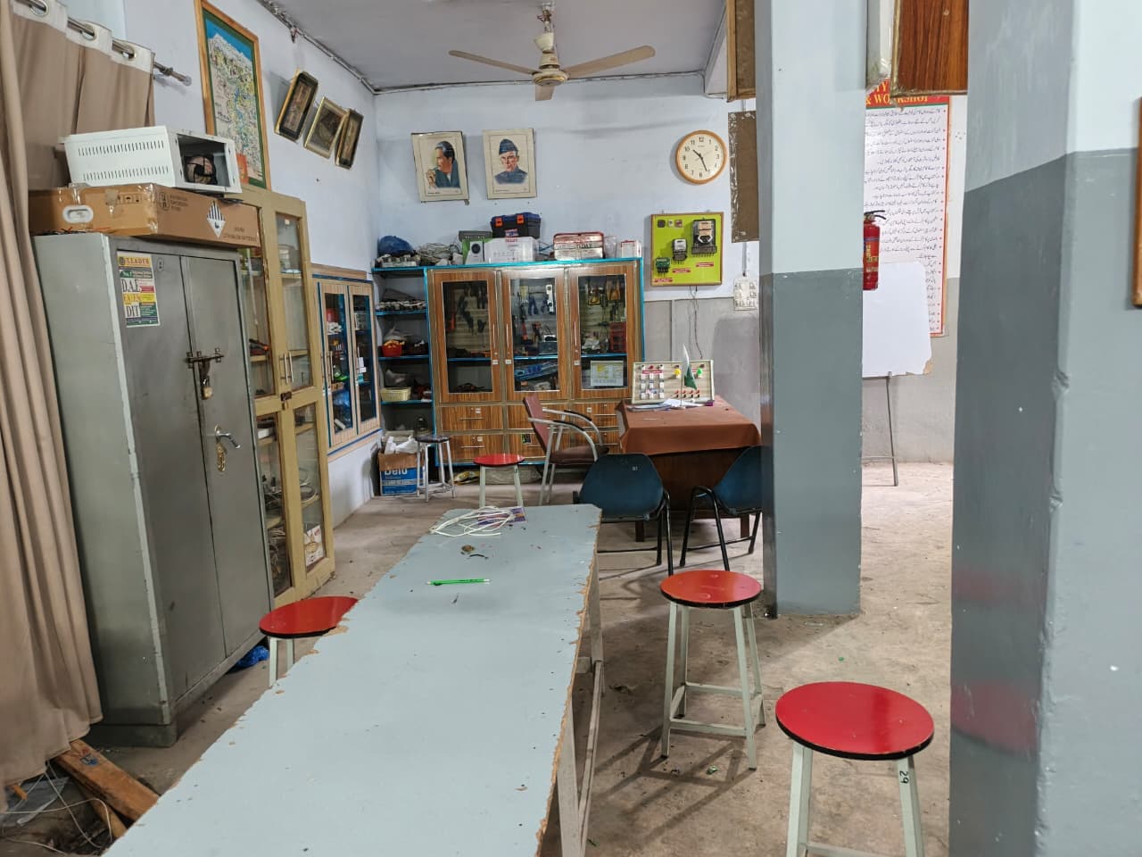 Electrical technology lab session at The Leader College of Science & Technology