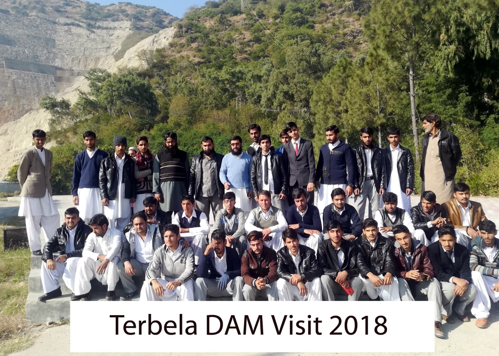 Educational field visit of LCST civil students to Tarbela Dam